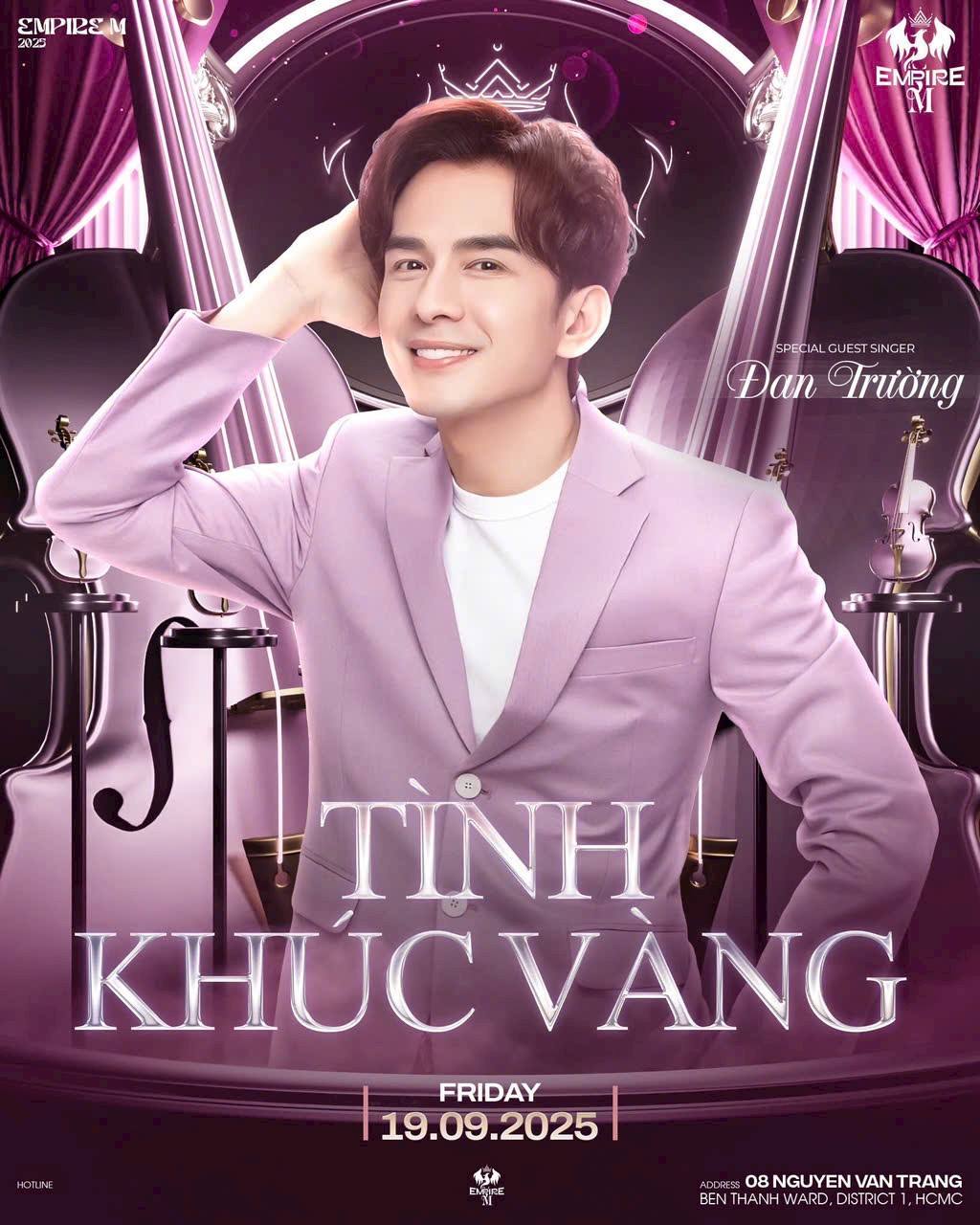 TRÂN TRỌNG GIỚI THIỆU ĐÊM NHẠC “TÌNH KHÚC VÀNG" CỦA CA SĨ "ANH BO" ĐAN TRƯỜNG